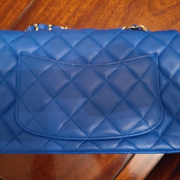 Chanel rectangular lambskin mini flap - Picture 6 of 8